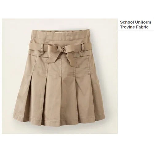 Gabardine Twill Fabric, Khaki, School Uniforms, Skirts