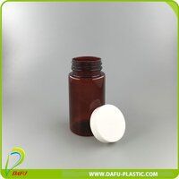 OEM 100ml Pet Plastic Meicine Pill Bottle with 38mm Plastic Caps