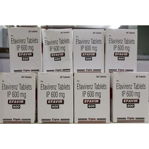 Efavir 600 Mg Efavirenz Tablets Grade: Medical Grade