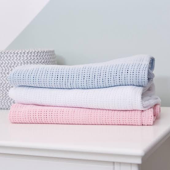 cotton plain blankets COTTON THERMAL BLANKETS