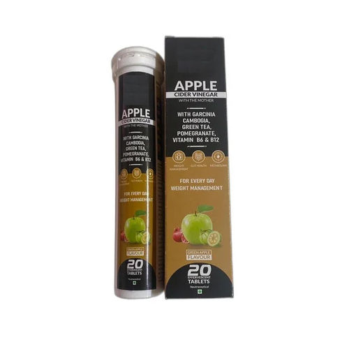 Apple Vinegar Effervescent Tablets Keep In A Cool & Dry Place