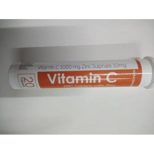 Natural Vitamin C With Zinc Effervescent Tablets