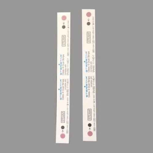 Class 4 Dual Chemical Indicator Strip - White Color, Portable Design | Sensitive Dual Indicators for Autoclave & Dry Heat Sterilizers