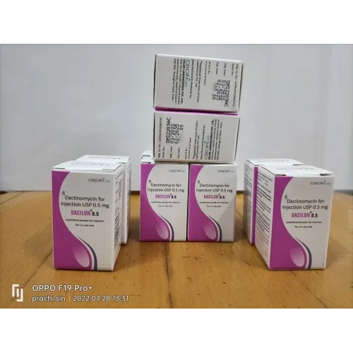 Liquid Dacilon Dactinomycin 0.5 Mg Injection