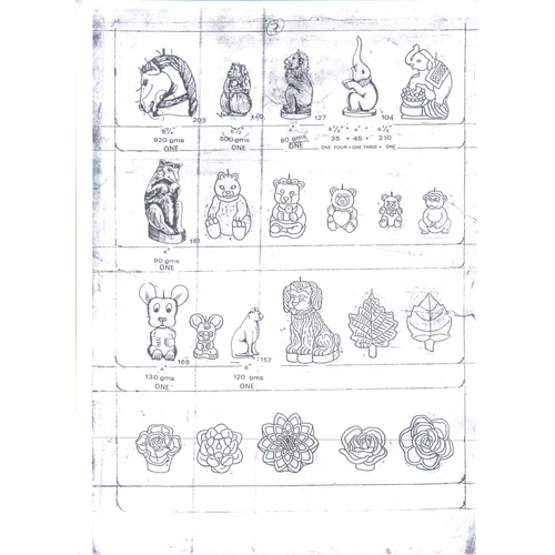 Multi Colour Designer Candles Mould