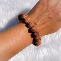 Round Rudraksh Bracelet Stretchable Energized Wrist Band Stretchy  Bracelet