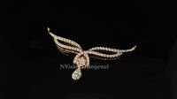 Natural Diamond Latkan Mangalsutra Pendant