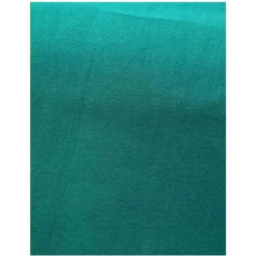 Hospital Green Cotton Bed Sheet - 100% Cotton, Full Size, Green Color - Disposable, Plain Dyed, Ideal for Hospitals and Medical Centers