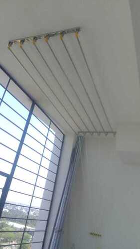 Ceiling mounted pulley type cloth drying hangers in Kumarakom Kerala