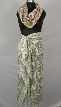 Hand Block Printed  Scarf