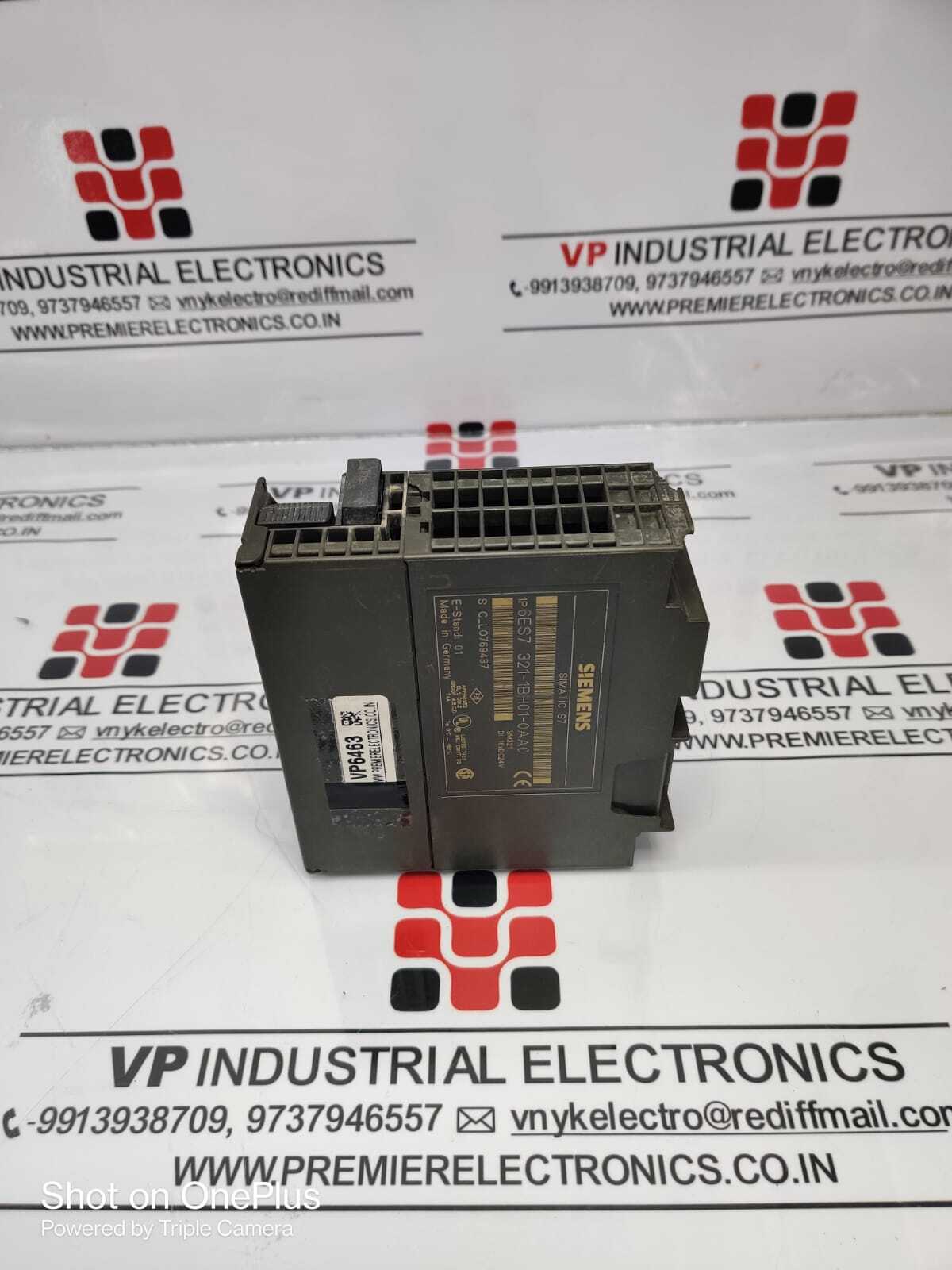 SIEMENS PLC MODULE SIMATIC SM321 (6ES7-321-1BHO1-0AA0)