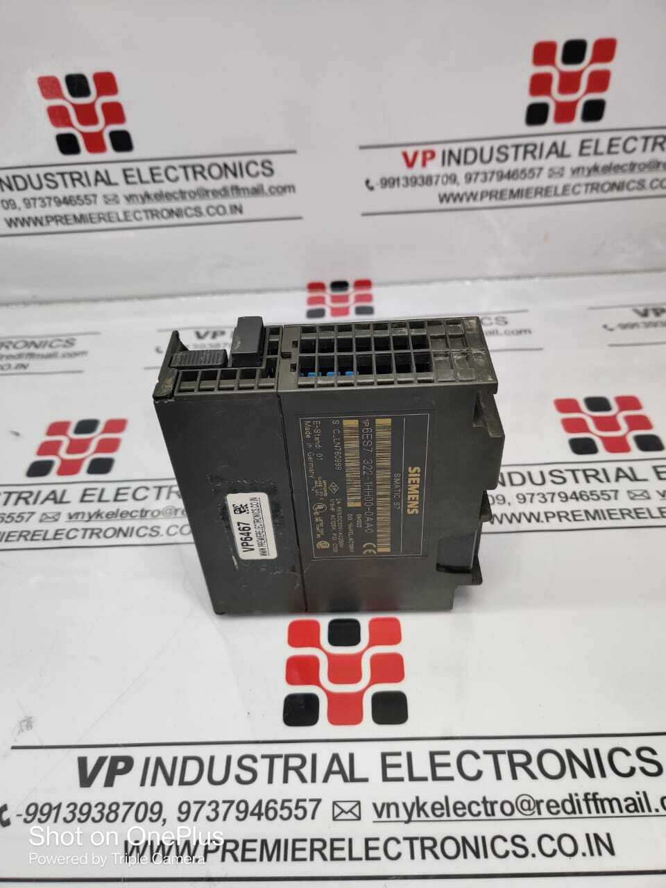 SIEMENS SIMATIC PLC MODULE SM322 (6ES7-322-1HH01-0AA0) DO16-RELAY AC120V