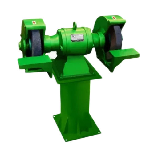 Green Pedestal Grinder Machine