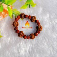 Rudraksh Bead Stretchy  Bracelet