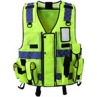 High Visibility Reflective Jacket - Color: Parrot Green