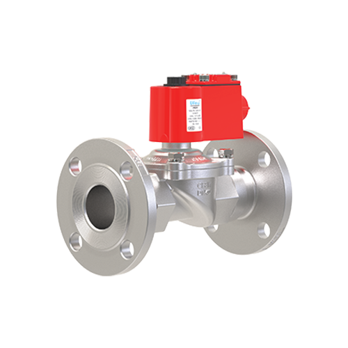 1-1/2 Semi Lift Diaphragm Operated Solenoid Valve Flange End (NC) (FLP)