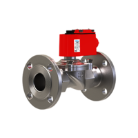 1-1/2 Semi Lift Diaphragm Operated Solenoid Valve Flange End (NC) (FLP)