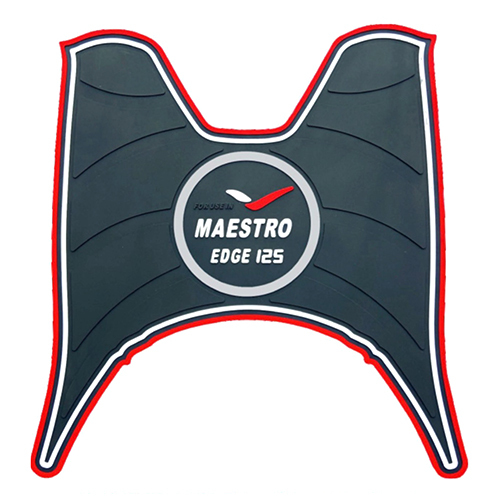 Maestro Edge 125 2W Colour Mats - Silicone Rubber, Medium Size, Blue | Designed for Scooters, Ideal for Two Wheelers