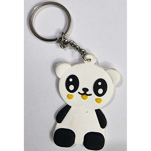 White Teddy Bear Key Chain