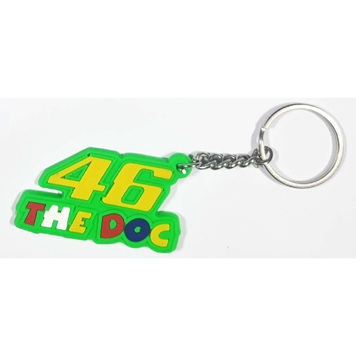 4g Rubber Key Chain - High Quality Rubber Material, Vibrant Green Color With Antique Plating | Lightweight, Durable, Modern Arts Design, Perfect Gift