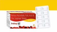 Ferrous Ascorbate Folic Acid and Zinc Tablets