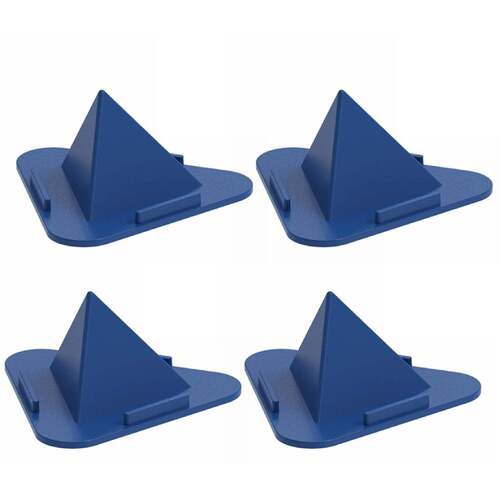 UNIVERSAL PORTABLE THREE-SIDED PYRAMID SHAPE MOBILE HOLDER STAND (4640)