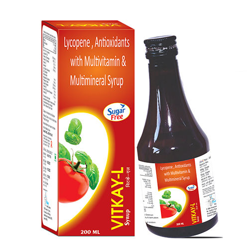 200 ML Lycopene Antioxidants with Multivitamin and Syrup
