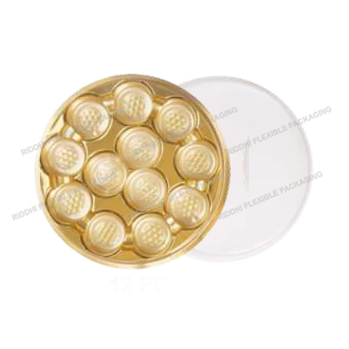 12 PCS Round (With LID) Sweet Boxes