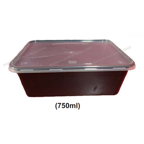 Brown (750ml) Rectangle Container