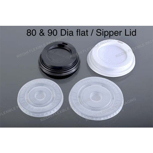 80 and 90 Dia Flat Sipper Lid