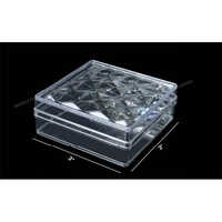Transparent Crystal Diamond 00 Box - Weight: 30 Grams (approx.)