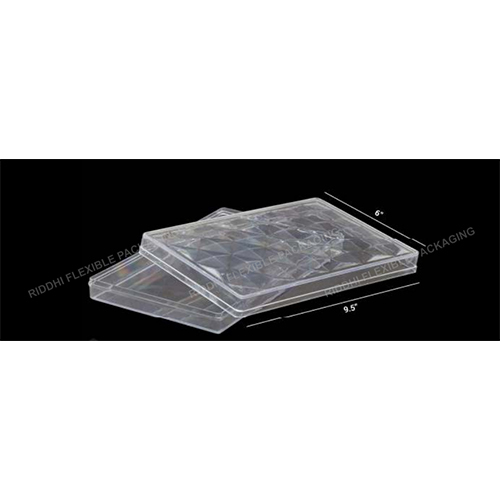 Diamond 15 Cavity Packaging Crystal Box for Storing and Gifting Confectionery Items Like Chocolates, Sweets, or Dry Fruits