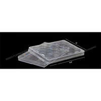 Diamond 15 Cavity Packaging Crystal Box For Storing And Gifting Confectionery Items Like Chocolates, Sweets, Or Dry Fruits - Weight: Approx 120 Grams