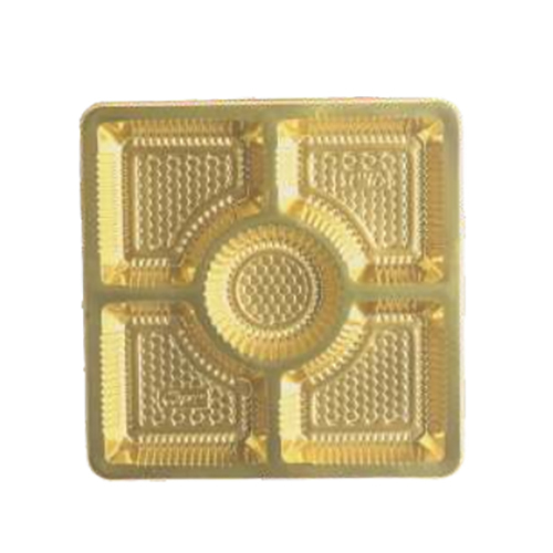 5 Cavity Round Small Square Dry Fruit Box