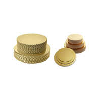 9 Inch Gold Paper Board Cake Base Usage: Industrial