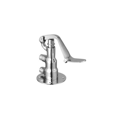 Silver Industrial Foot Operated Valve