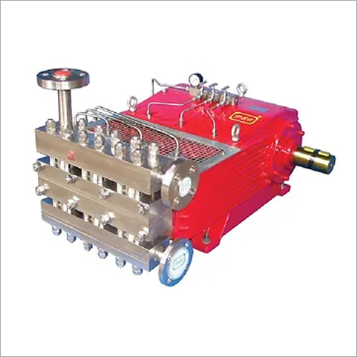 High Pressure Triplex Plunger Pump - Material: Mild Steel