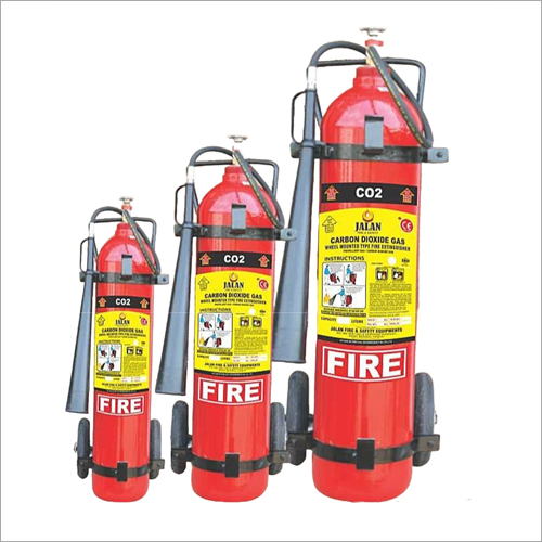 Trolley Mounted Carbon Dioxide Fire Extinguisher