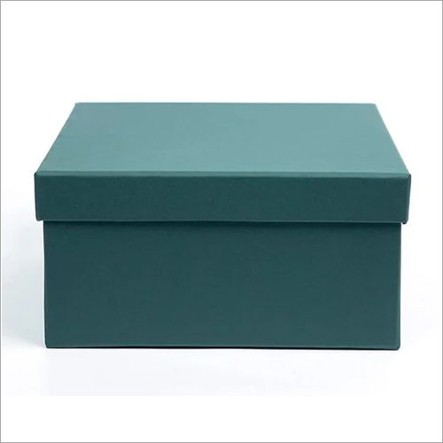 Green Blue Plain Gift Packaging Box