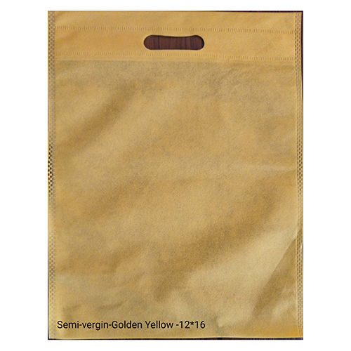 Non Woven Plain D Cut Bag