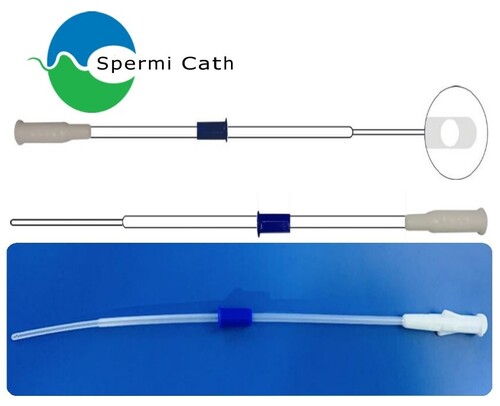 Spermicath soft round tip with syringe