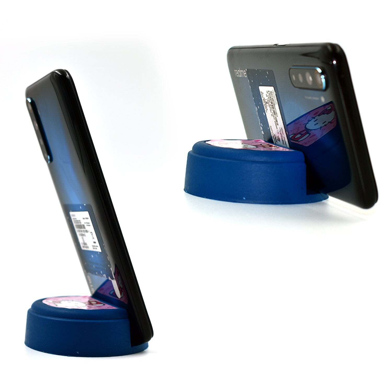 ROUND SHAPE MOBILE STAND ADJUSTABLE MOBILE CELL PHONE DESKTOP HOLDER (4761)