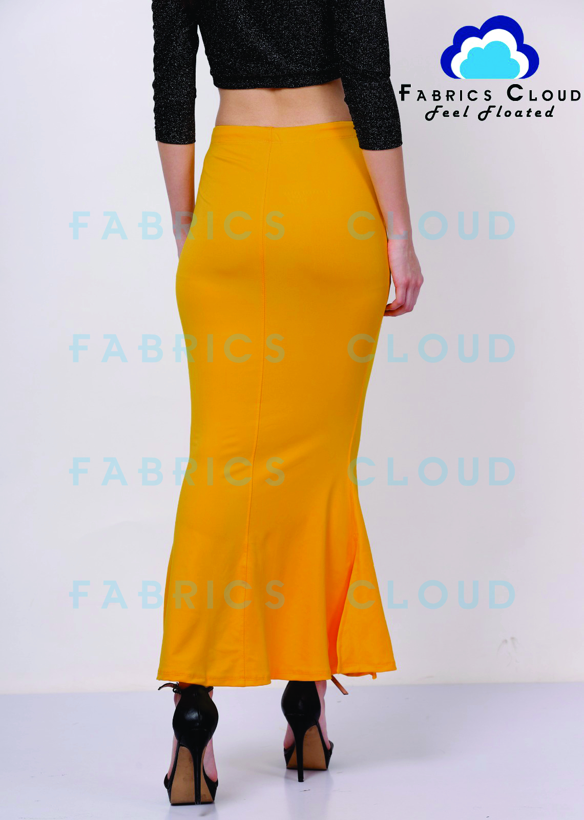 Saree Shapewear ( Flared - Stretchable - Drawstring) (Mustard Yellow)