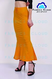 Saree Shapewear ( Flared - Stretchable - Drawstring) (Mustard Yellow)