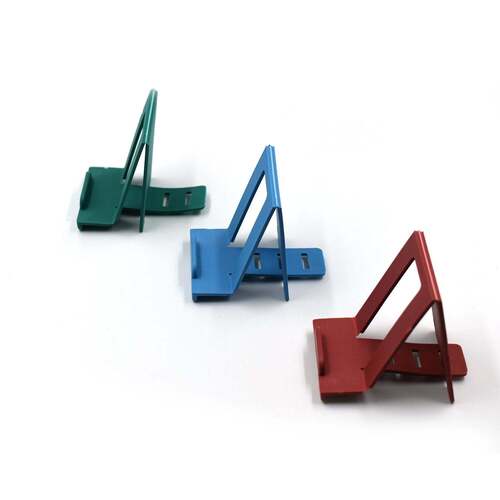 10 PC Adjustable Mobile Stand - Plastic Material, Black Color | Versatile Usage for Household & Office Environments