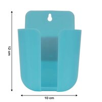 WALL MOUNTED STORAGE BOX REMOTE STORAGE ORGANIZER CASE (MULTICOLOUR) (6124)
