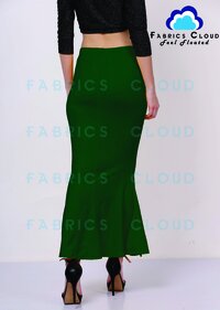 Saree Contour (Flared and Stretchable With Drawstring) (Green)