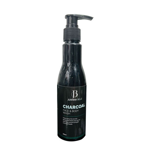 200Ml Charcoal Face And Body Wash 100% Herbal