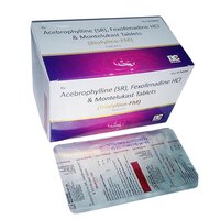 Acebrophylline 200 mg Fexofenadine Hydrochloride 120 mg Montelukast Sodium 10 mg  Tablet