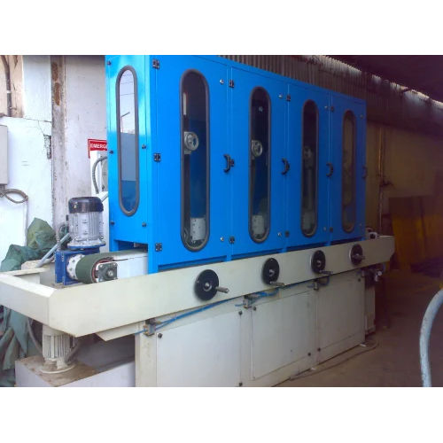 4 Station Flat Parts Polishing Machine